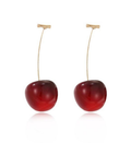 Red Cherry Earrings - STD001