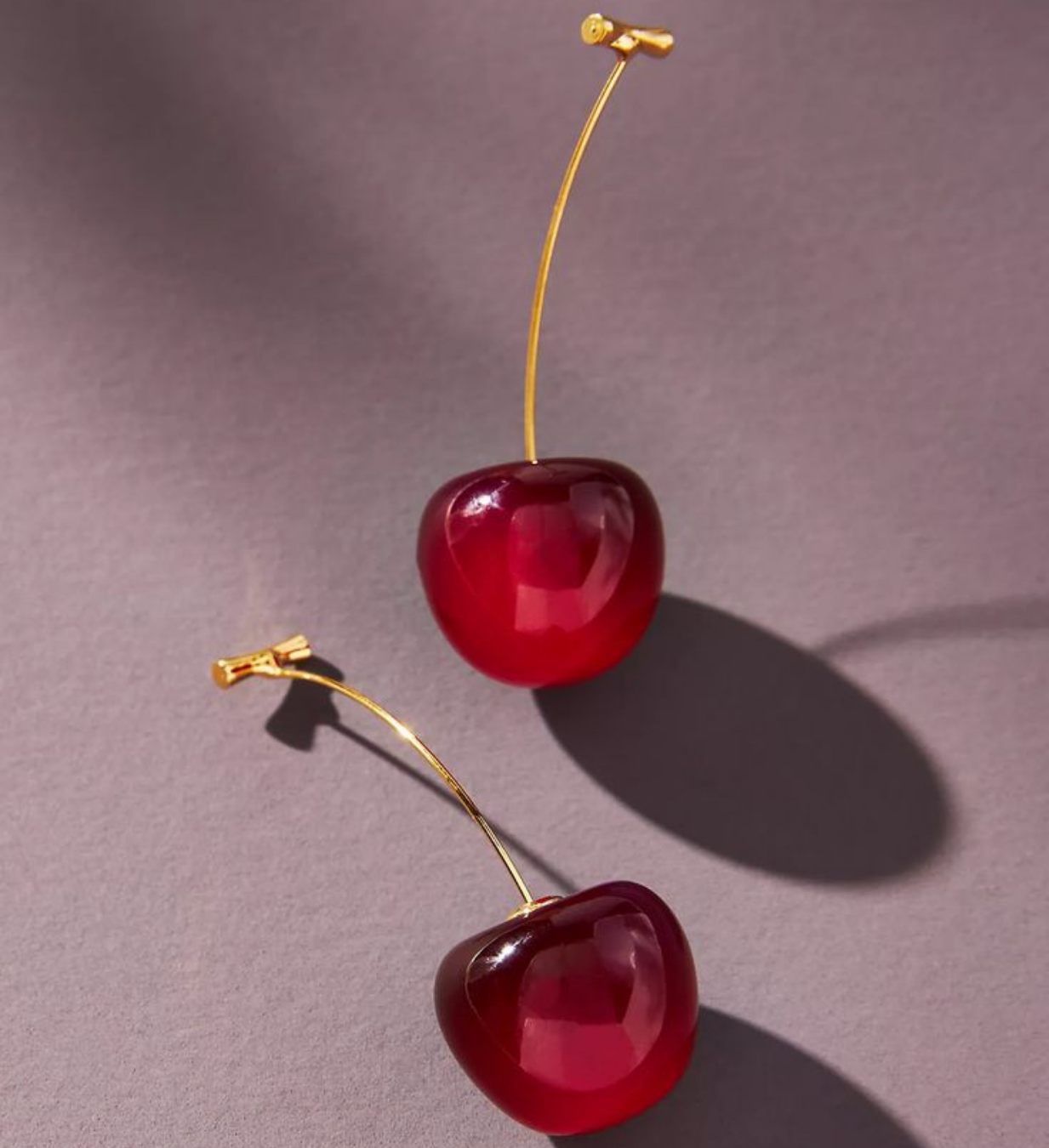 Red Cherry Earrings - STD001