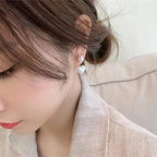Elegant Heart Stud Earrings for Women