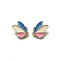 Colorful Butterfly Stud Earrings