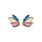 Colorful Butterfly Stud Earrings