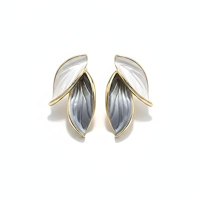 Dual Leaf Stud Earrings