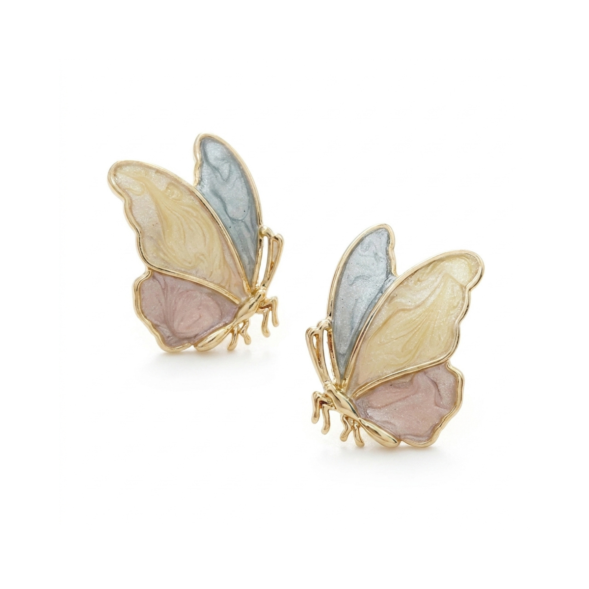 Colorful Butterfly Stud Earrings