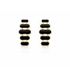 Stylish Black Dangle Earrings
