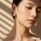 Stylish Bow Pearl Studs