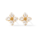 Stylish Flower Pearl Studs